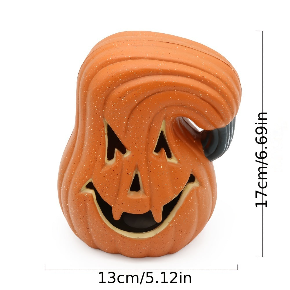 1pc Halloween Pumpkin Lantern, Halloween Pumpkin Ornament, Party Supply For Halloween Fall Indoor, Halloween Decorations