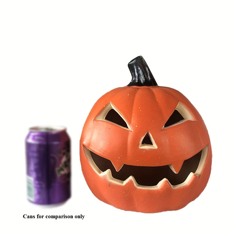 1pc Halloween Pumpkin Lantern, Halloween Pumpkin Ornament, Party Supply For Halloween Fall Indoor, Halloween Decorations