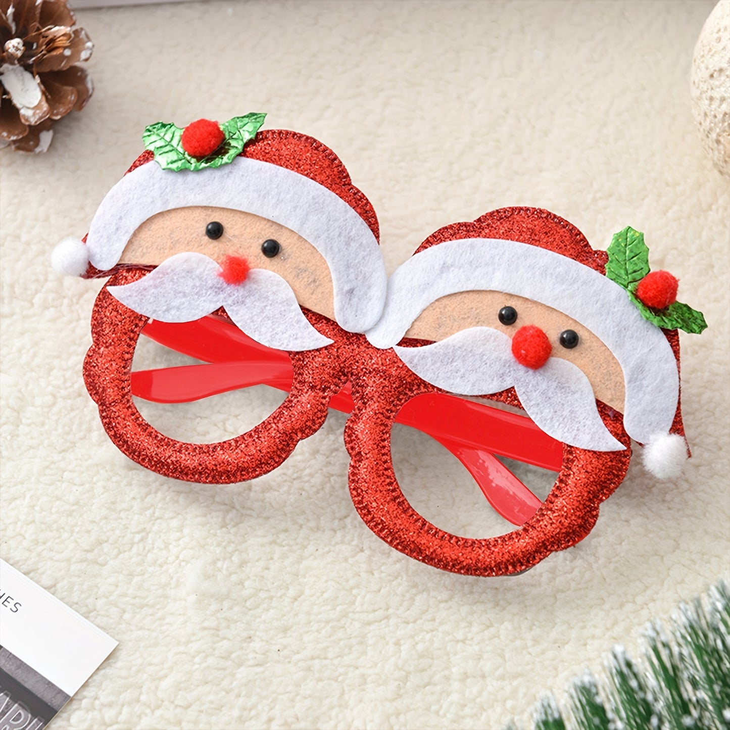 12pcs Sparkling Christmas Glasses - Perfect for Holiday Parties and Festive Celebrations