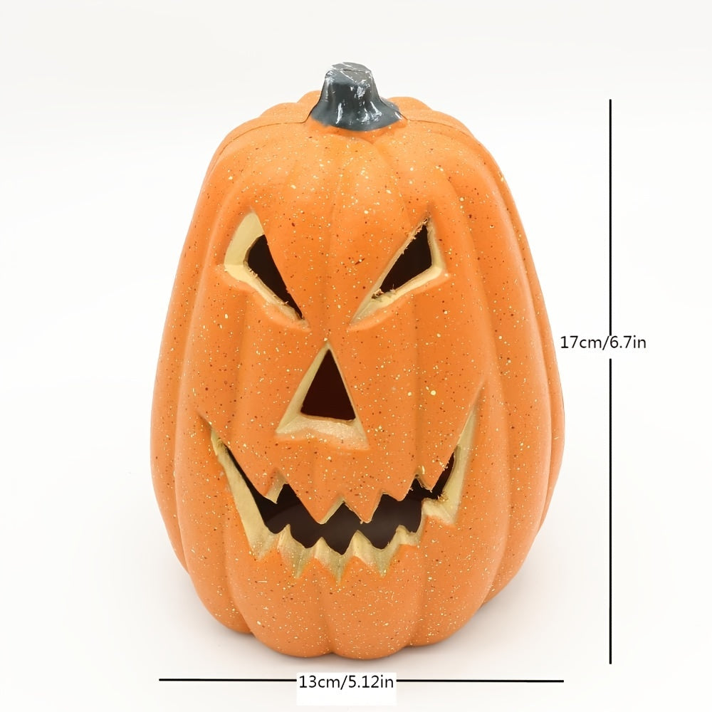 1pc Halloween Pumpkin Lantern, Halloween Pumpkin Ornament, Party Supply For Halloween Fall Indoor, Halloween Decorations