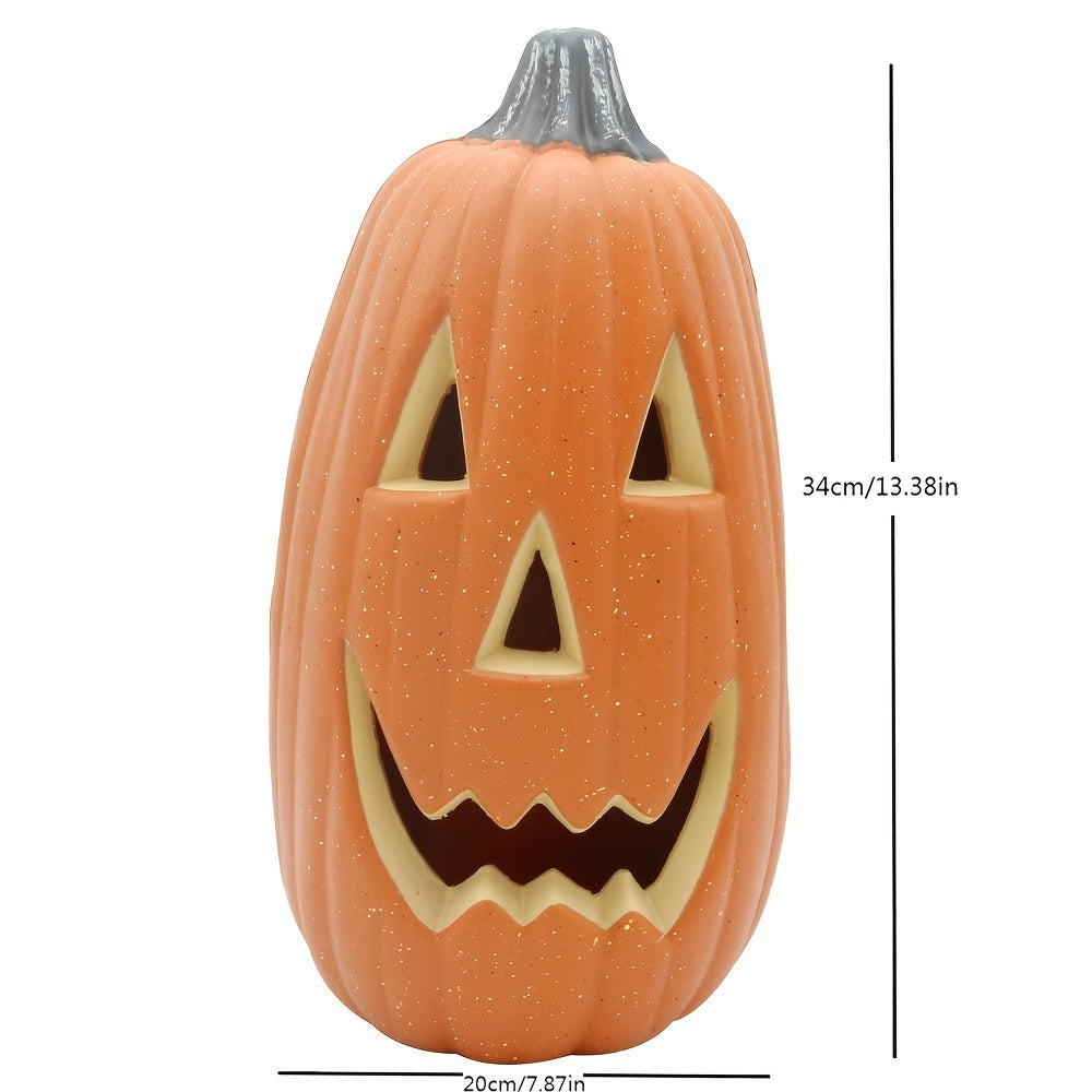 1pc Halloween Pumpkin Lantern, Halloween Pumpkin Ornament, Party Supply For Halloween Fall Indoor, Halloween Decorations
