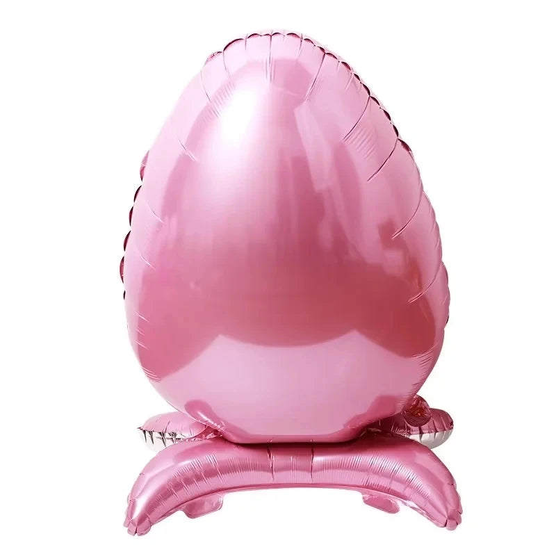 Easter Cartoon Standing Chicken Egg Aluminum Film Balloon Easter Party Decoration Balloon