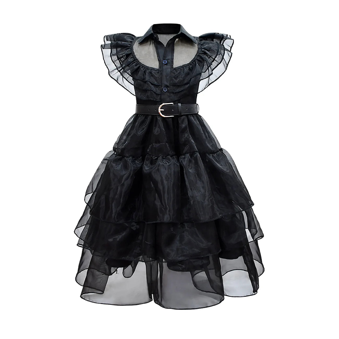 Halloween Fantasy Children's Costumes Ghost Bride Gothic Cosplay Girls Red Vampire Day of The Dead Kids Costumes for Girls