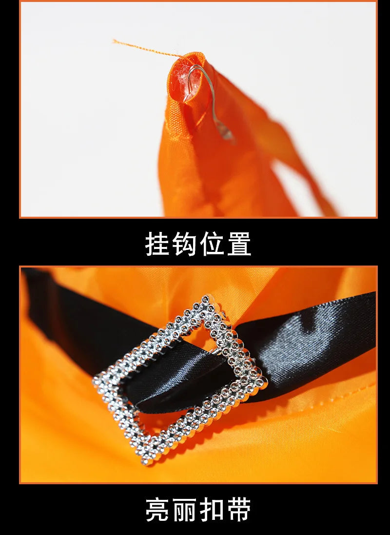 Halloween Hat Ghost Festival Party Decoration Prop LED Luminous Witch Hat Wizard Witch Hat Wizard Hats