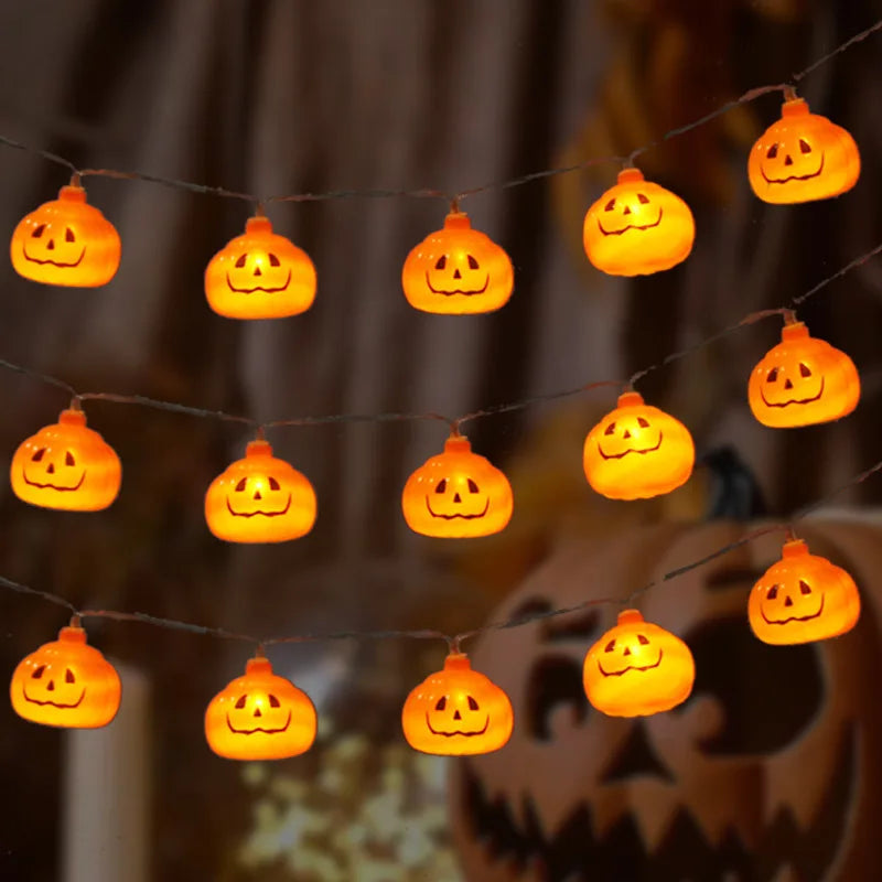 Halloween Decoration Pumpkin String Lights For Indoor Battery/Usb Operated Hanging Lamp Festival Decor Lights Outdoor 502