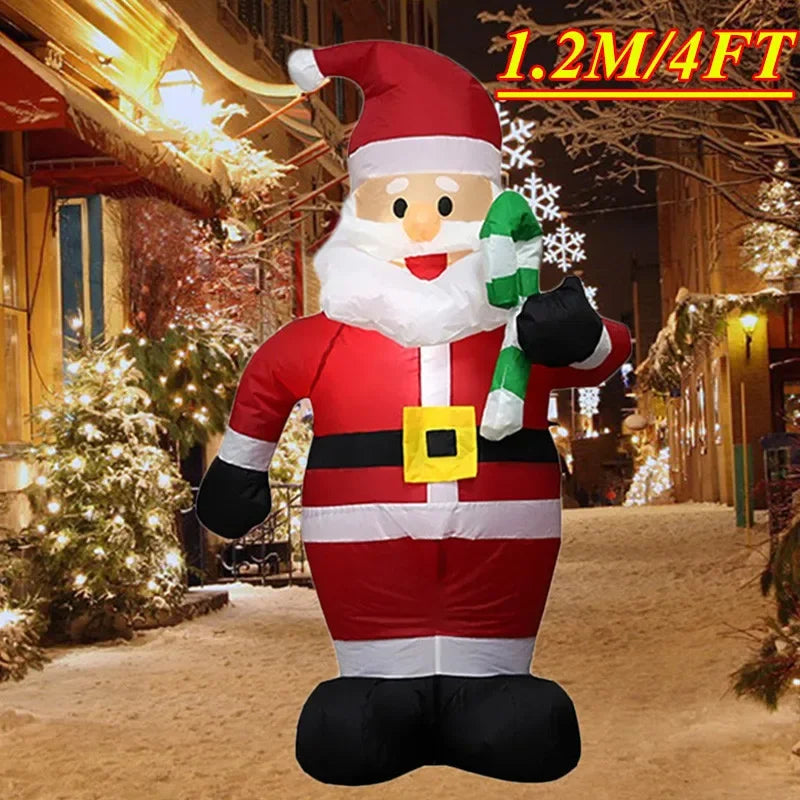 Christmas Decorations Model Built-in LED Lights Inflatable Toys Ornament Xmas Party New Year Garden Indoor Outdoor Decor Props