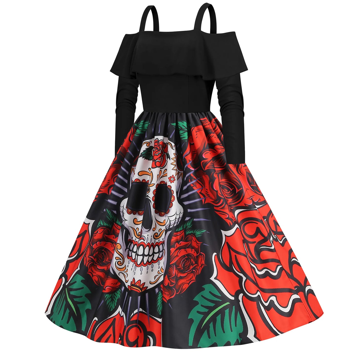 Halloween Medieval Scary Cosplay Costumes for Women Sexy Skull Ghostface Party Dress Disfraz Hombre Mujer Carnival Dress Up