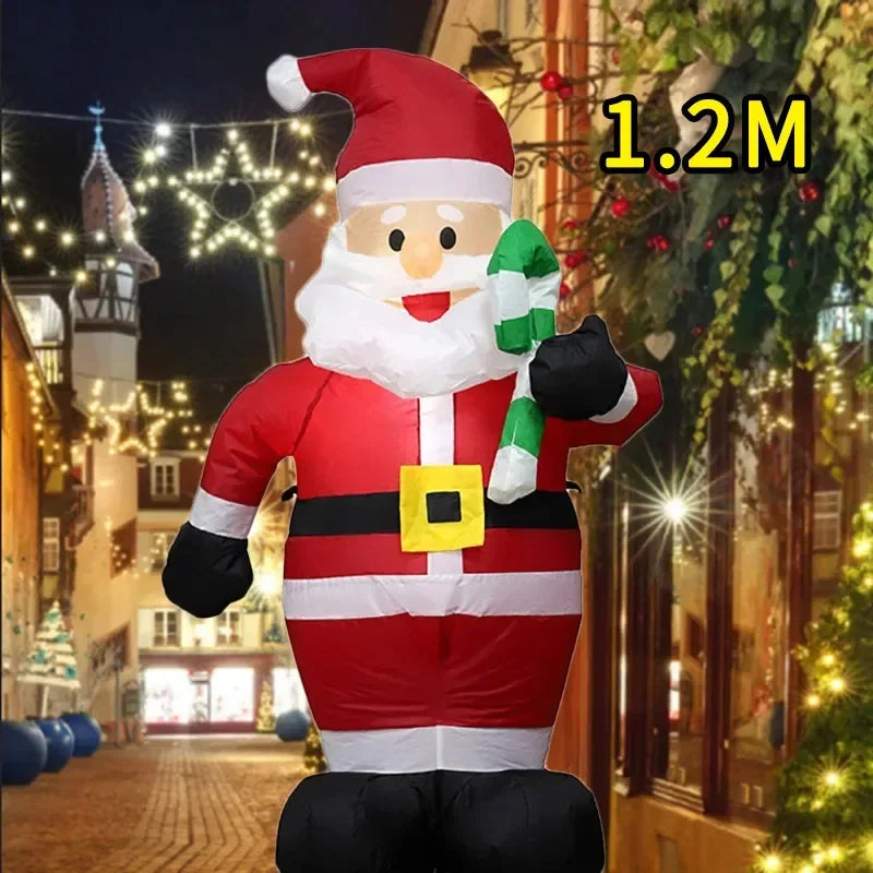 Christmas Decorations Model Built-in LED Lights Inflatable Toys Ornament Xmas Party New Year Garden Indoor Outdoor Decor Props