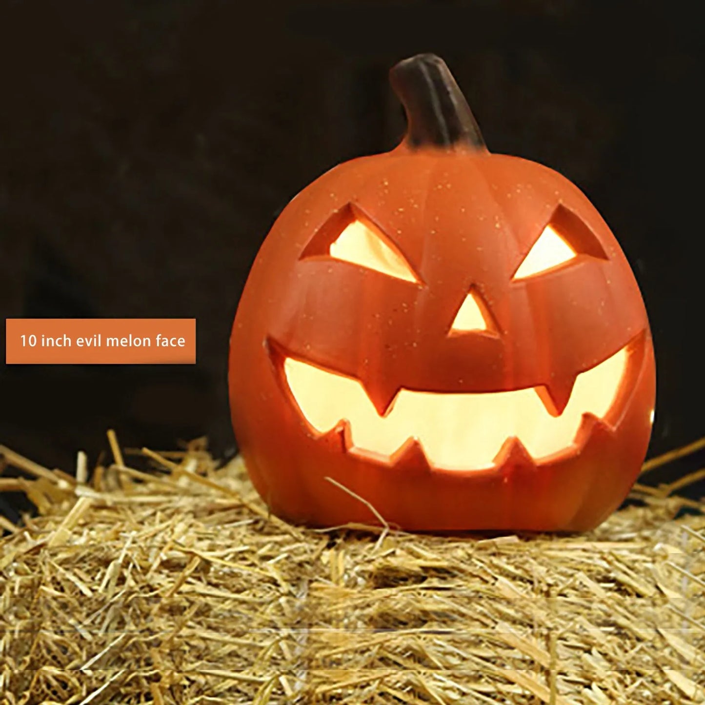 Halloween LED Pumpkin Decoration Halloween Light Warm Light Pumpkin Lantern Lamp for Home Party Supplies Room Decoration Props