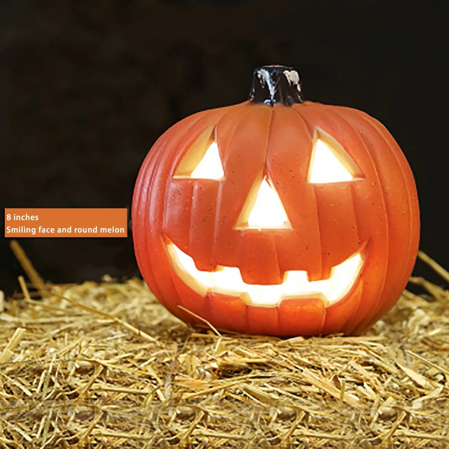 Halloween LED Pumpkin Decoration Halloween Light Warm Light Pumpkin Lantern Lamp for Home Party Supplies Room Decoration Props