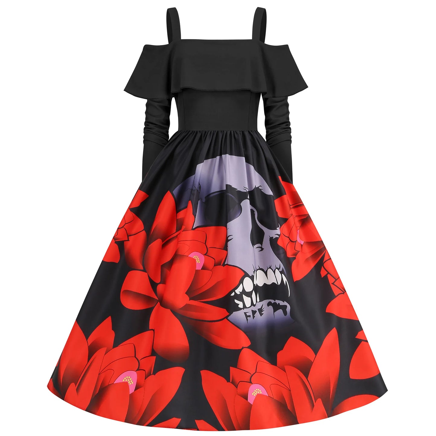 Halloween Medieval Scary Cosplay Costumes for Women Sexy Skull Ghostface Party Dress Disfraz Hombre Mujer Carnival Dress Up