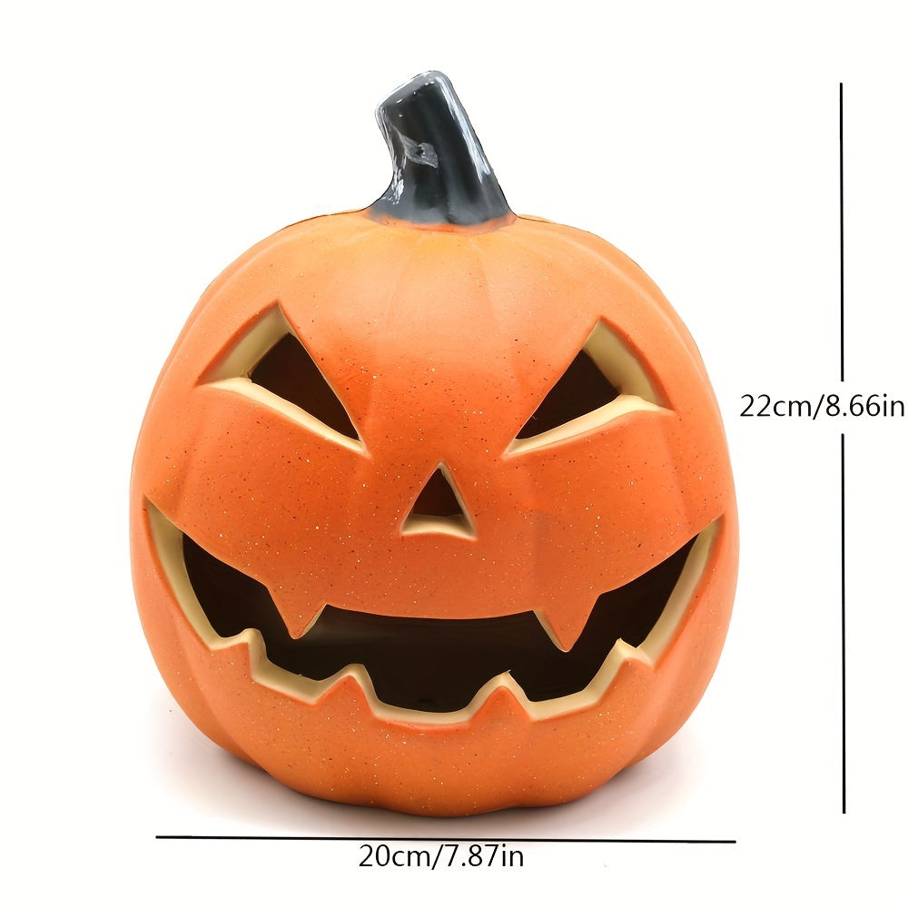 1pc Halloween Pumpkin Lantern, Halloween Pumpkin Ornament, Party Supply For Halloween Fall Indoor, Halloween Decorations