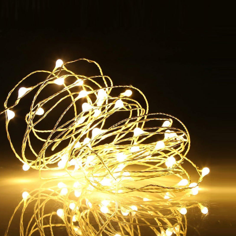 1pc String Lights for Bedroom, Party, Wedding, Christmas Halloween Decoration, 50/100LED, Holiday Lighting, Party Decorations, Ambient Lighting, Decorative Lighting, Durable String, Lightweight Design, Mood Lighting, Decorati