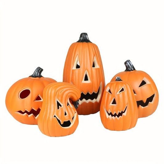 1pc Halloween Pumpkin Lantern, Halloween Pumpkin Ornament, Party Supply For Halloween Fall Indoor, Halloween Decorations