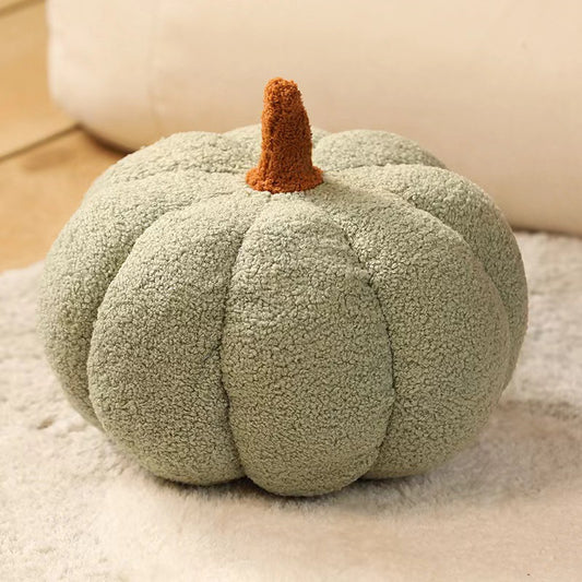 Simulated Orange halloween pumpkin pillow 3D Pumpkin Shaped Pillow Cozy Fall Decorations Stuffed Throw Pillows For Thanksgiving Christmas Halloween Party Bedroom Sofa Decorative Pillow,Cushion