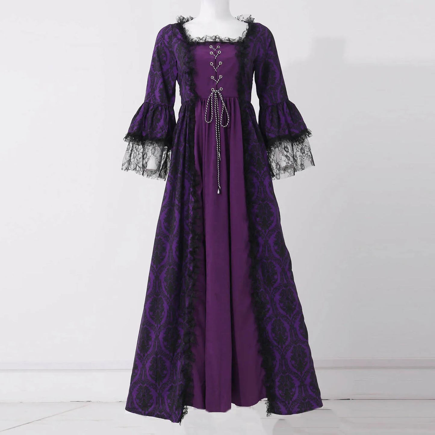 Halloween costume for adult women Medieval Cosplay Costumes Vintage Gothic Halloween suit 할로윈 코스튬 disfraz halloween para mujer