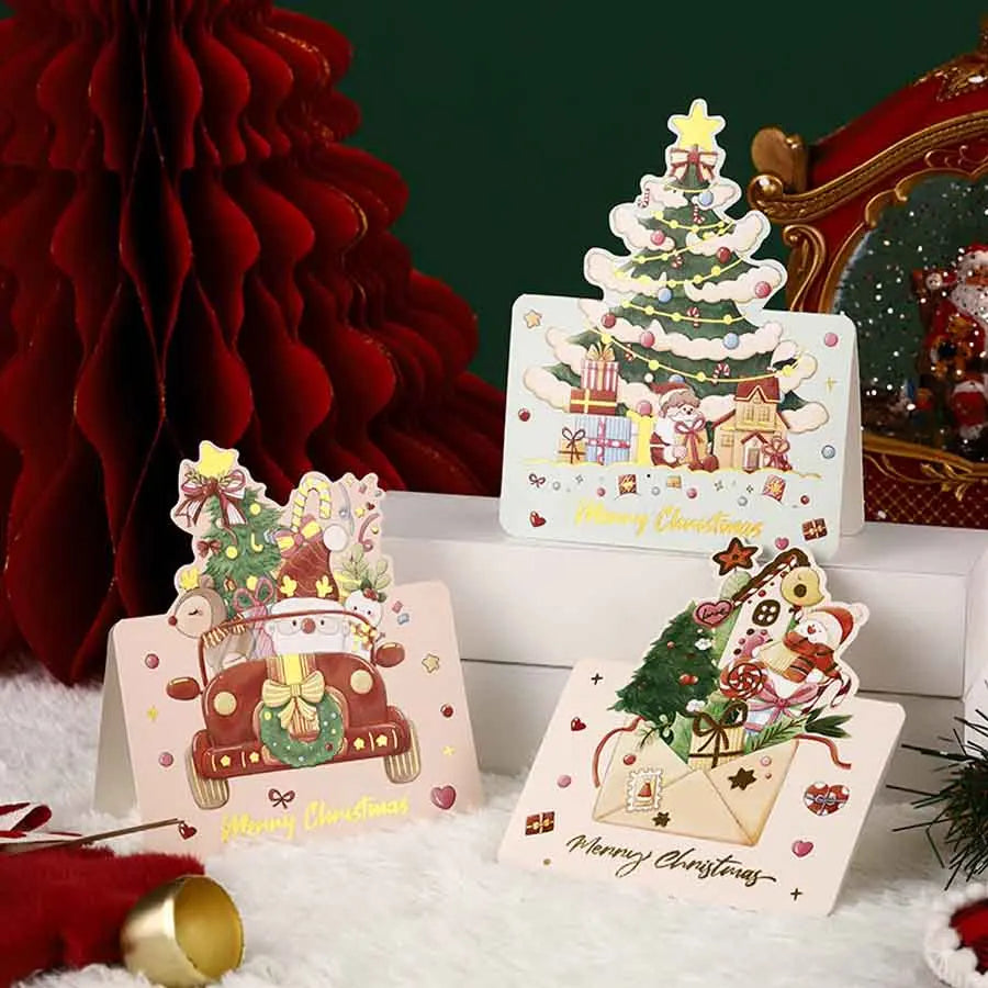 Christmas Card, Set of 30 Holiday Greeting Cards for Business Gifts, Customer Appreciation, and Family Festive Wishesf