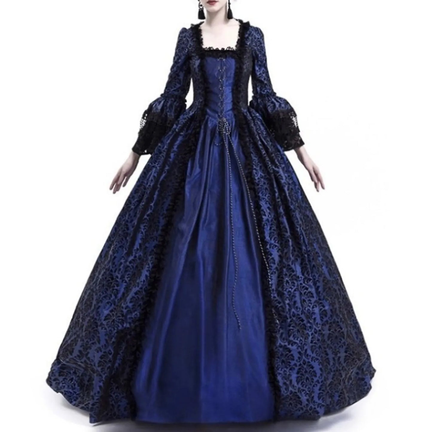 Halloween costume for adult women Medieval Cosplay Costumes Vintage Gothic Halloween suit 할로윈 코스튬 disfraz halloween para mujer