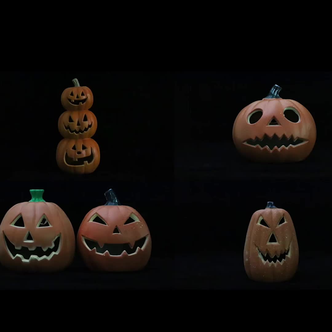 1pc Halloween Pumpkin Lantern, Halloween Pumpkin Ornament, Party Supply For Halloween Fall Indoor, Halloween Decorations